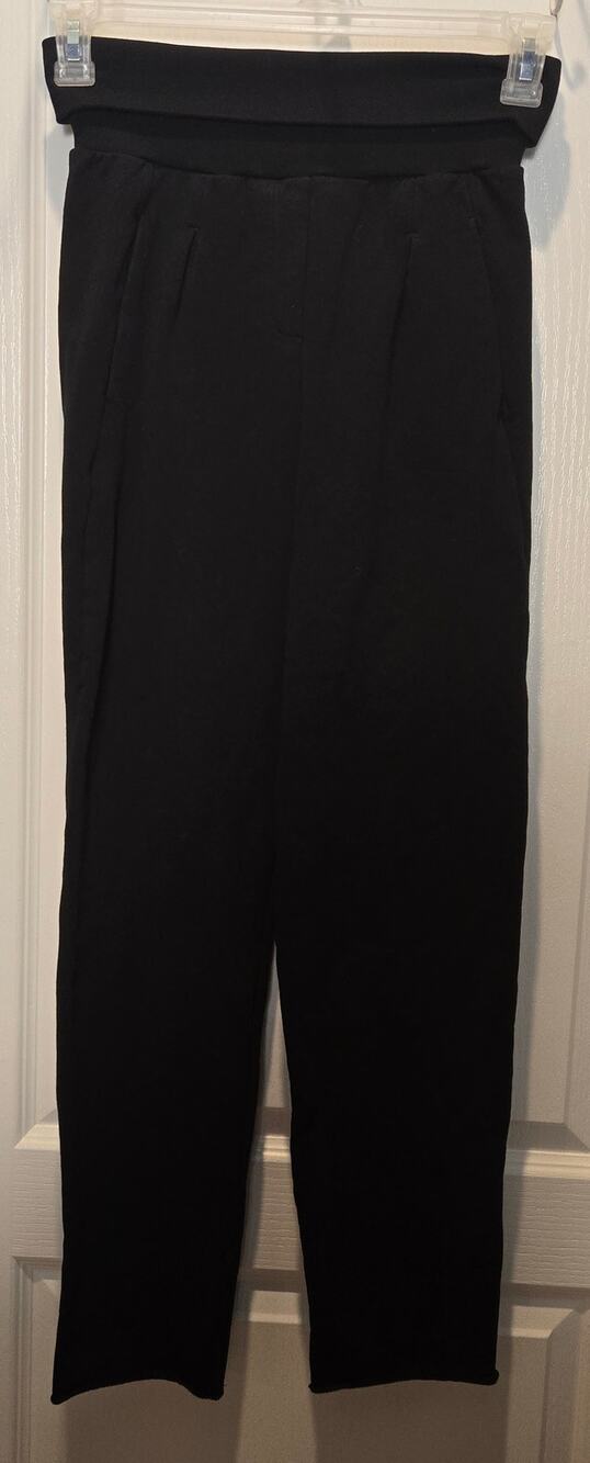 Ania Schierholt high waisted or fold over casual trouser pants sz S